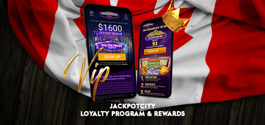 Logo Jackpot City Loyalty Program & Rewards in Canada