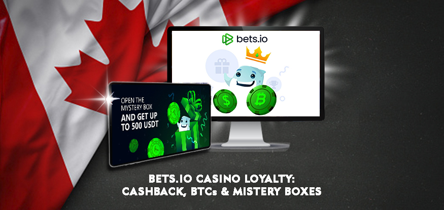 Logo Bets.io Casino Loyalty: Cashback, BTCs & Mystery Boxes