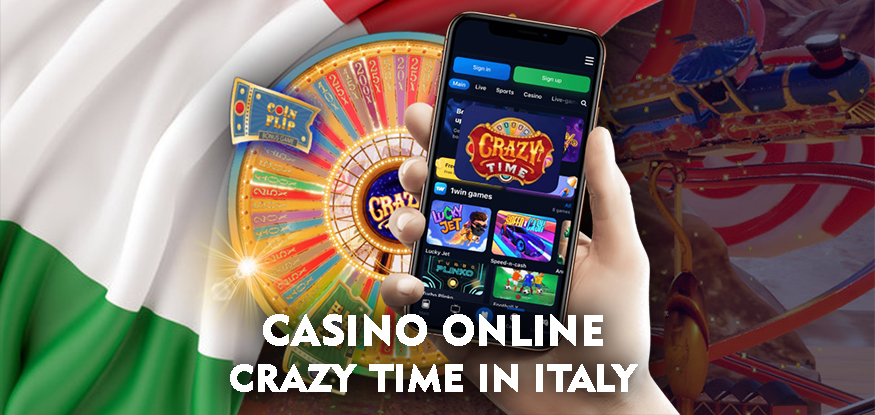 Logo Casino Online Crazy Time in Italy