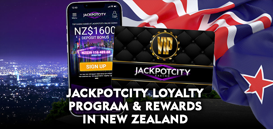 Logo Jackpot City Loyalty Program & Rewards in New Zealand