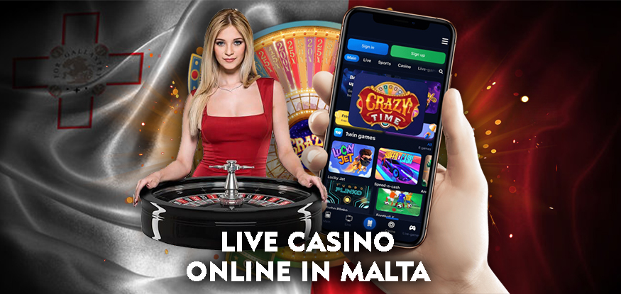 Logo Live Casino Online in Malta