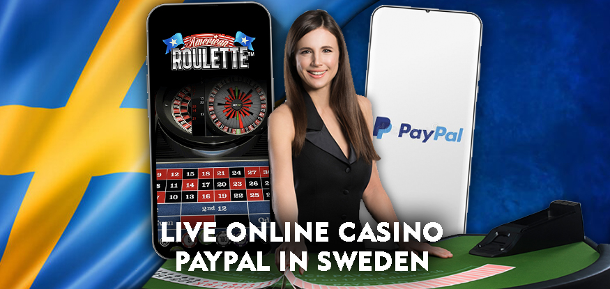 Logo Live Online Casino PayPal in Sweden