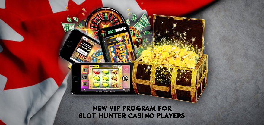 Logo New VIP Program for Slot Hunter Casino Players