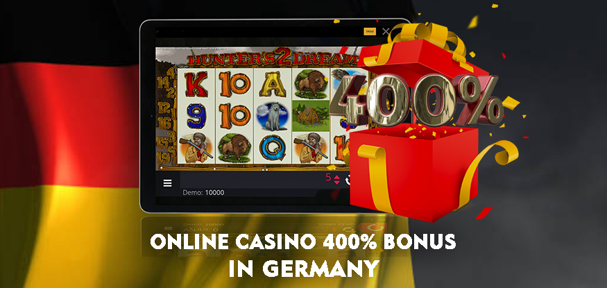 Logo Online Casino 400% Bonus in Germany