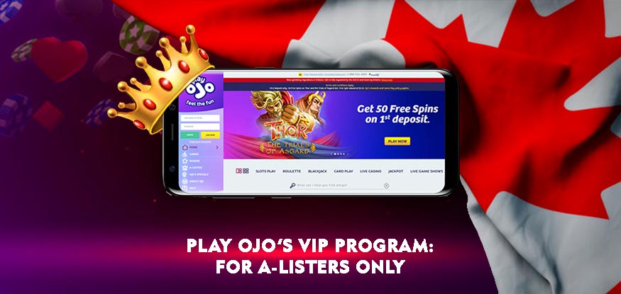 Logo Play OJO’s VIP Program: for A-Listers Only