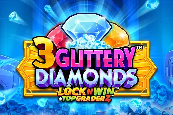 Logo 3 Glittery Diamonds