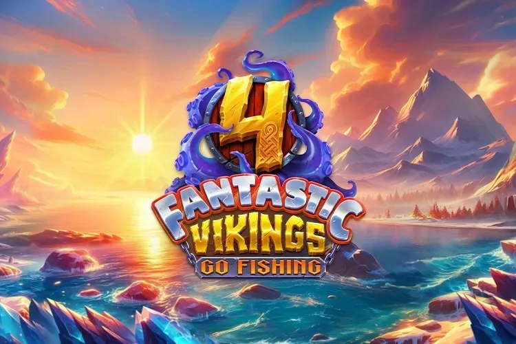 Logo 4 Fantastic Vikings Go Fishing