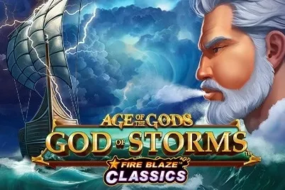 Logo Age of the Gods: God of Storms Fire Blaze