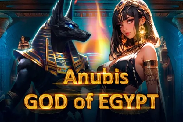 Logo Anubis. God of Egypt