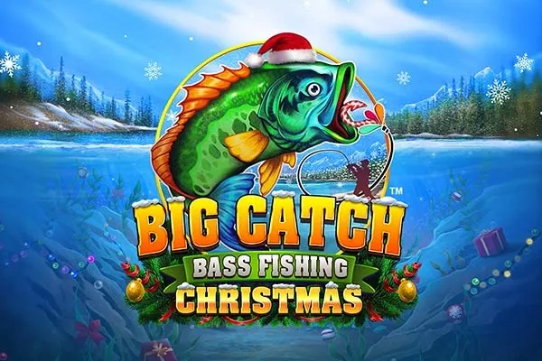 Logo Big Catch Bass Fishing Christmas