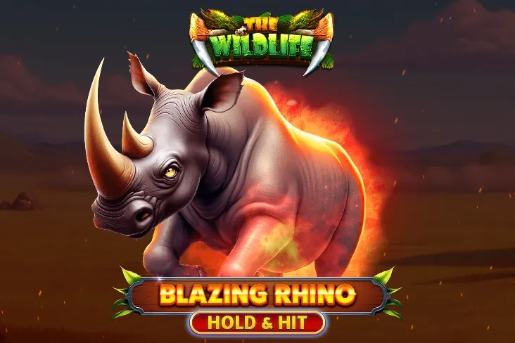 Logo Blazing Rhino Hold & Hit