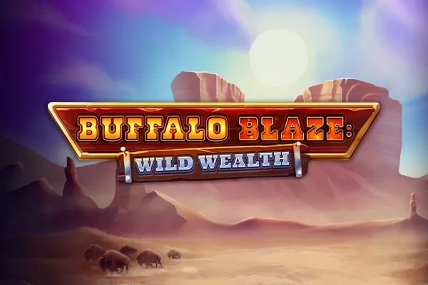 Logo Buffalo Blaze: Wild Wealth