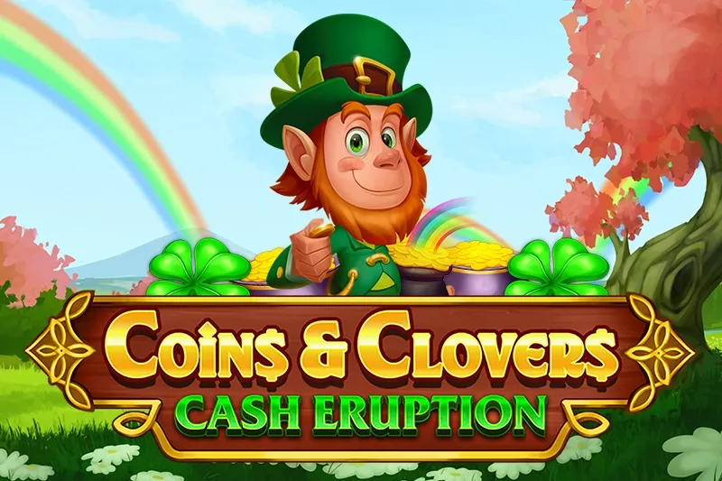 Logo Cash Eruption Coins & Clovers
