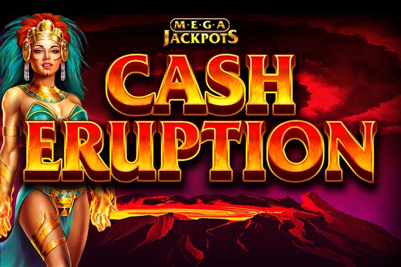Logo Cash Eruption MegaJackpots