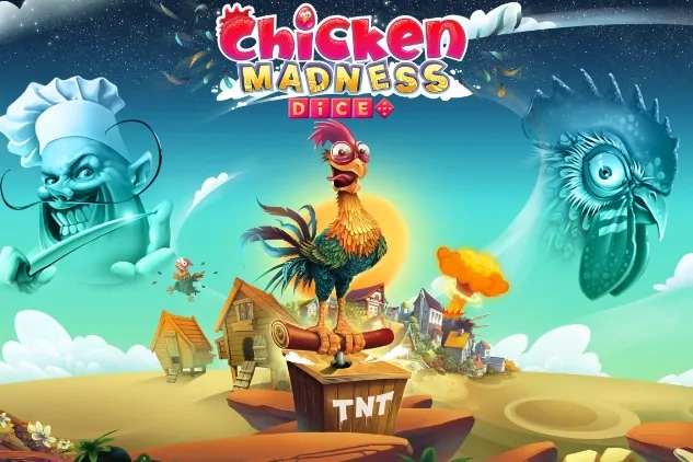 Logo Chicken Madness Dice