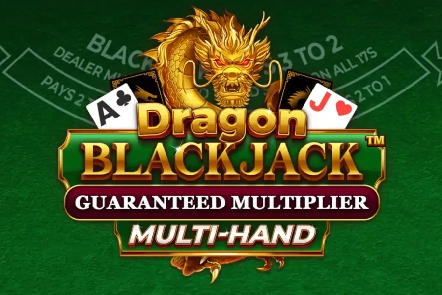 Logo Dragon Blackjack Guaranteed Multiplier Multihand