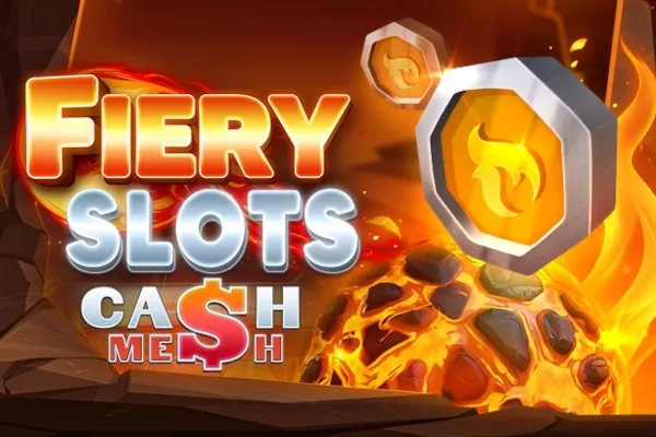 Logo Fiery Slots Cash Mesh