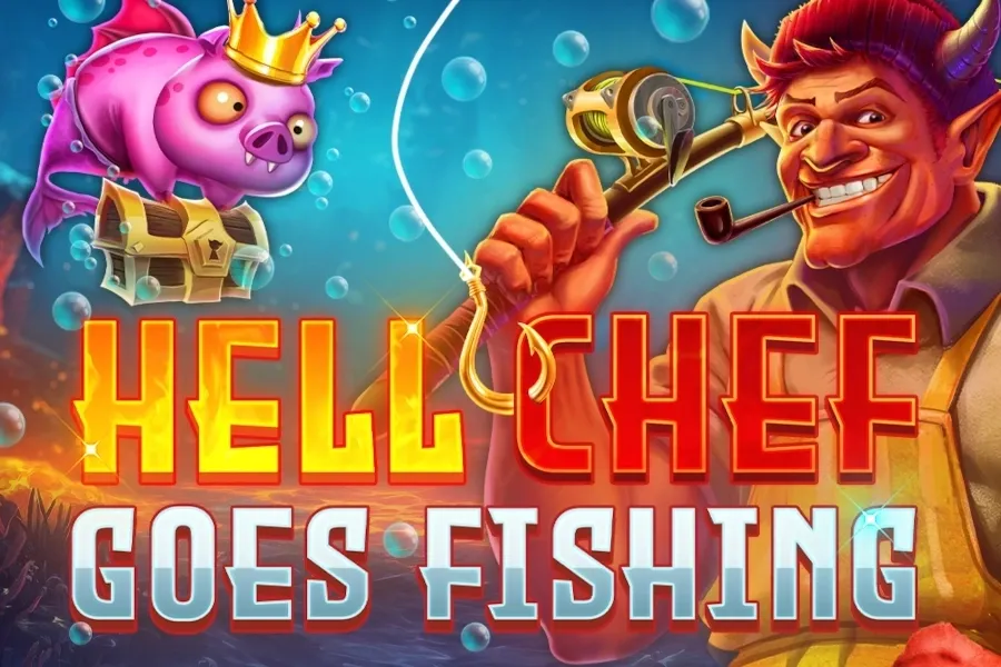 Logo Hell Chef Goes Fishing