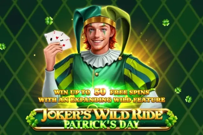 Logo Joker's Wild Ride Patrick's Day