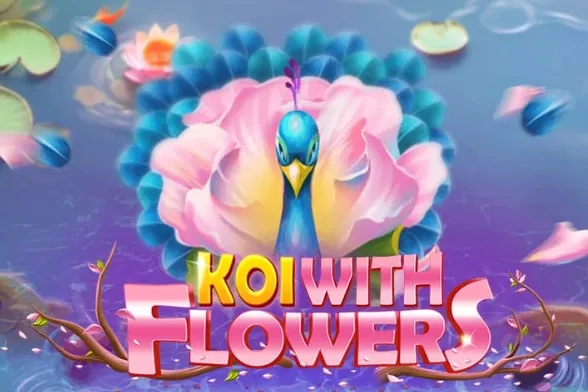Logo Koi with Flowers