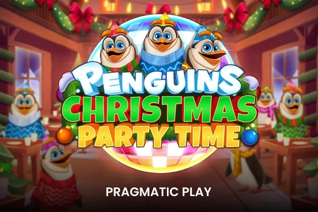 Logo Penguins Christmas Party Time