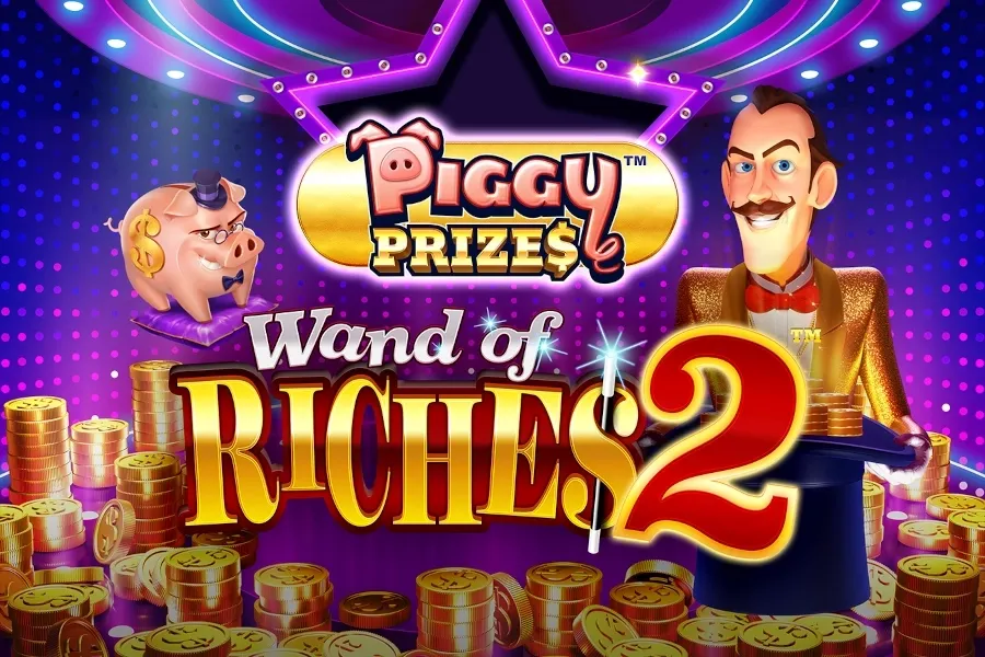 Logo Piggy Prizes: Wand of Riches 2