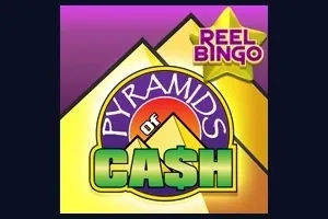 Logo Pyramids of Cash with Reel Bingo