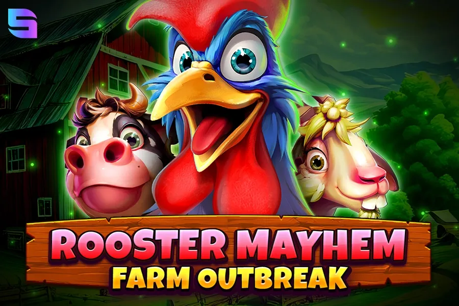 Logo Rooster Mayhem Farm Outbreak