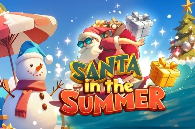 Logo Santa in the Summer