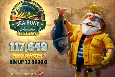 Logo Sea Boat Adventure Megaways
