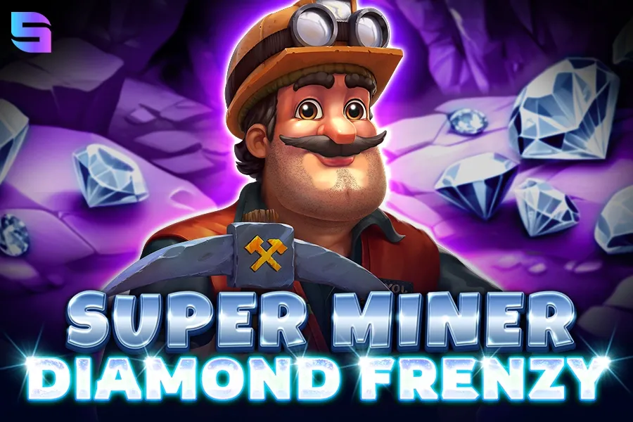 Logo Super Miner - Diamond Frenzy
