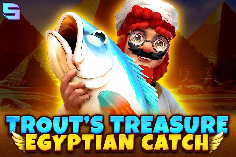 Logo Trout's Treasure - Egyptian Catch