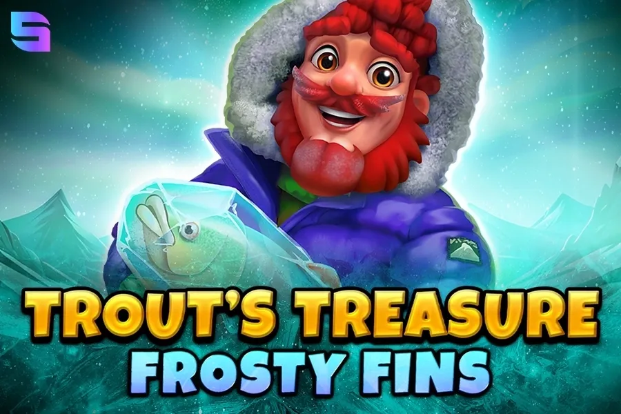 Logo Trout's Treasure - Frosty Fins