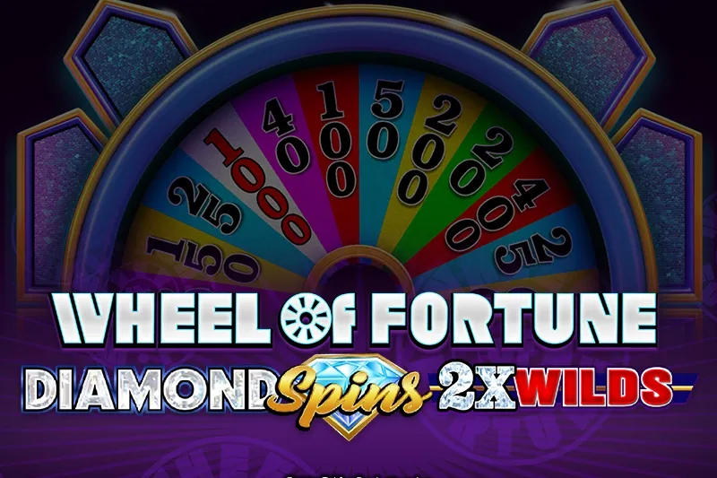 Logo Wheel of Fortune Diamond Spins 2x Wilds