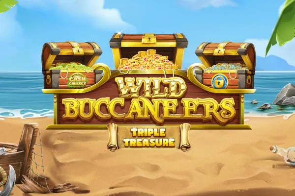Logo Wild Buccaneers Triple Treasure