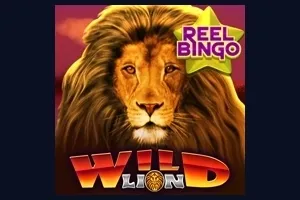 Logo Wild Lion with Reel Bingo